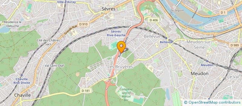 localisation de l'entreprise ELISE SEVRES JULIEN à SEVRES