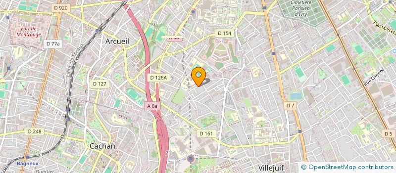 localisation de l'entreprise ELISE YOGA HARMONIE  VILLEJUIF