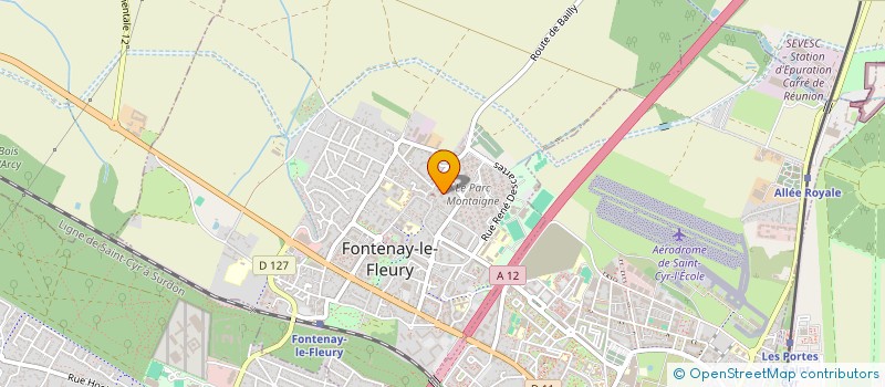 localisation de l'entreprise ELISEA à FONTENAY-LE-FLEURY