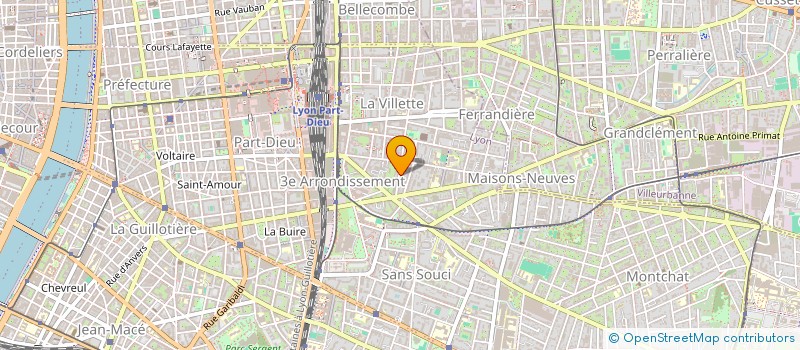 localisation de l'entreprise ELISEE  LYON