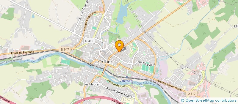 localisation de l'entreprise ELISEE  ORTHEZ