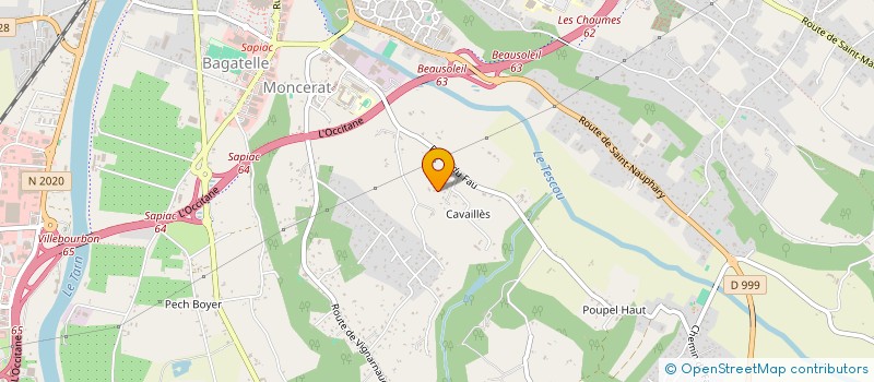 localisation de l'entreprise ELISEE  MONTAUBAN