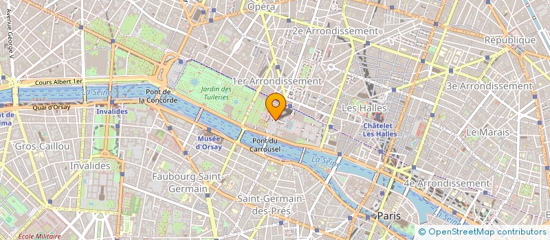 localisation de l'entreprise ELISEE LOUVRE  PARIS