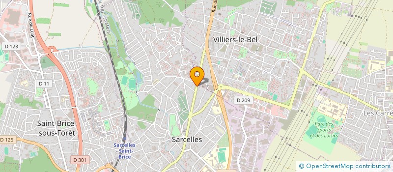 localisation de l'entreprise ELISHA à SARCELLES