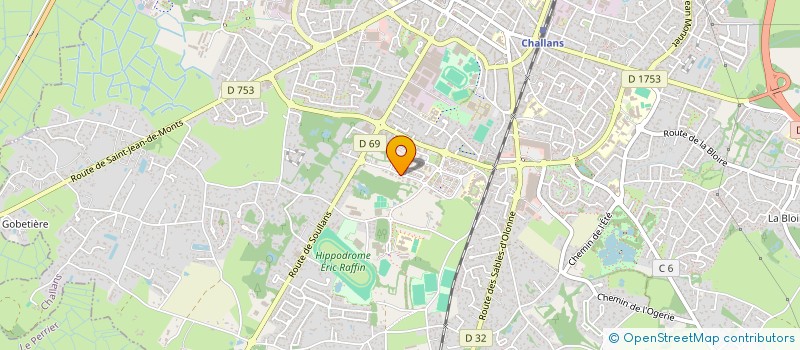 localisation de l'entreprise ELISIS GROUP à CHALLANS