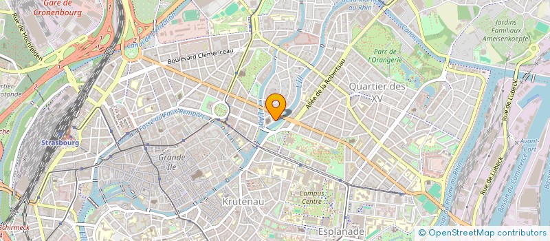 localisation de l'entreprise ELISMA à STRASBOURG