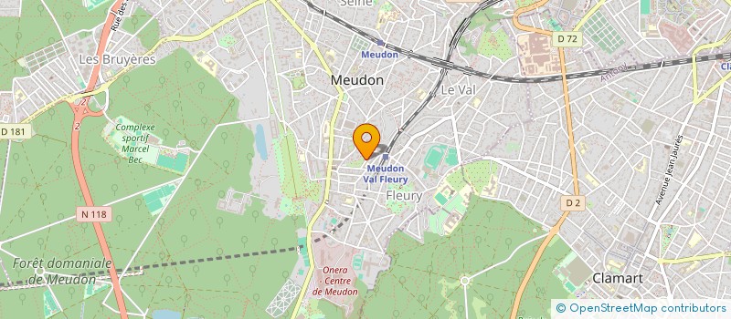 localisation de l'entreprise ELISO  MEUDON