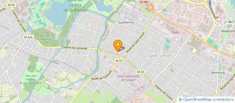 localisation de l'entreprise ELISOL à TOULOUSE