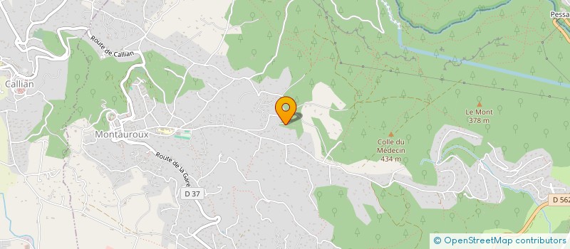 localisation de l'entreprise ELISON  MONTAUROUX