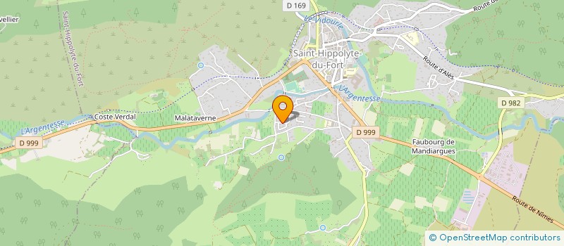 localisation de l'entreprise ELISONN  SAINT-HIPPOLYTE-DU-FORT