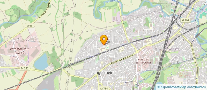 localisation de l'entreprise ELISS  LINGOLSHEIM