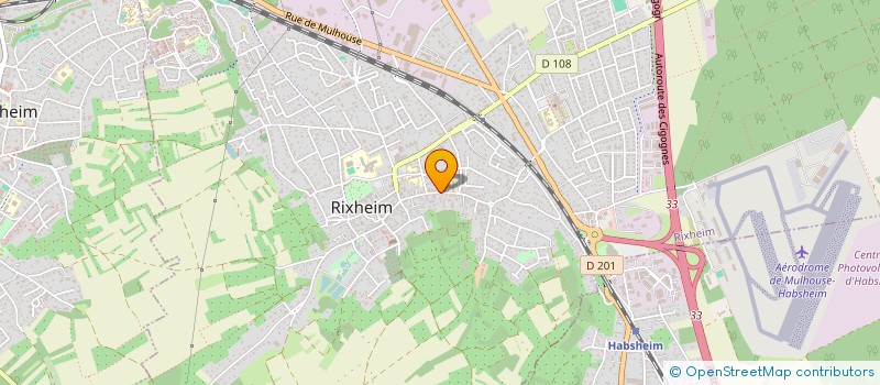 localisation de l'entreprise ELISSA à RIXHEIM