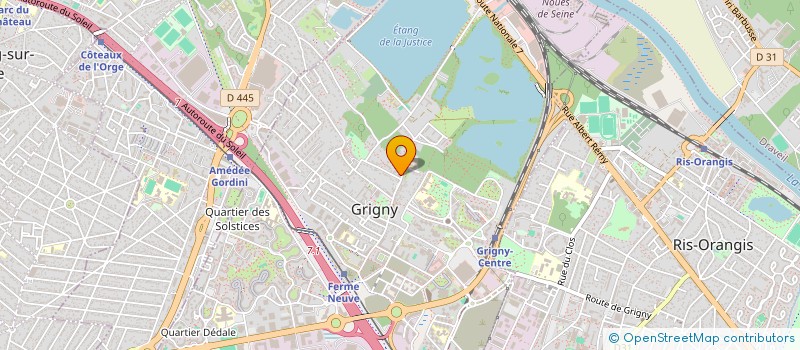 localisation de l'entreprise ELISSA  GRIGNY