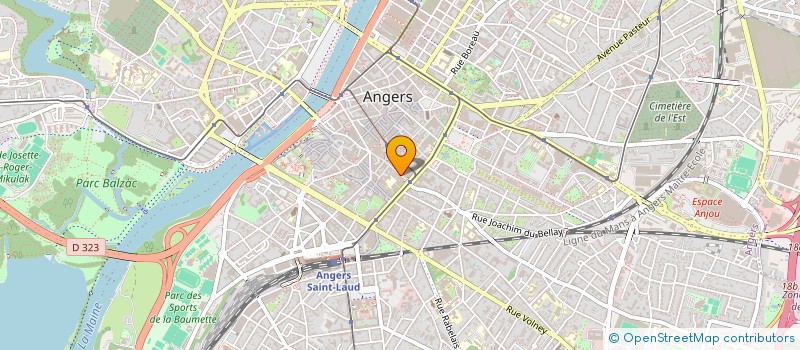 localisation de l'entreprise ELISSA COFFEE à ANGERS