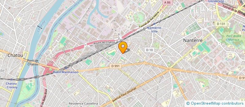 localisation de l'entreprise ELISSA PARIS à NANTERRE