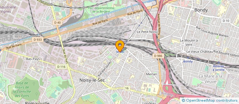 localisation de l'entreprise ELISSABEAUTE à NOISY-LE-SEC