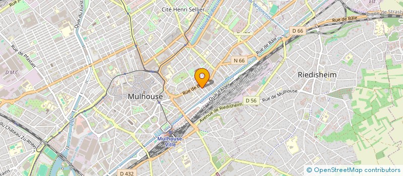 localisation de l'entreprise ELISSIMO CONCEPT à MULHOUSE