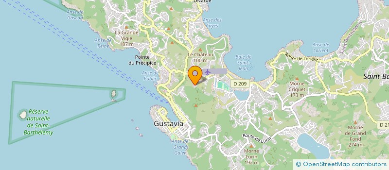localisation de l'entreprise ELISSON INVESTISSEMENT à SAINT BARTHELEMY