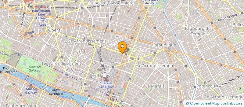 localisation de l'entreprise ELIST  PARIS