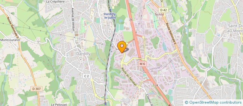 localisation de l'entreprise ELISTAIR à DARDILLY