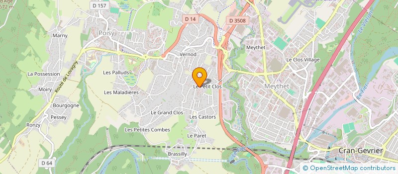 localisation de l'entreprise ELISTAN  POISY