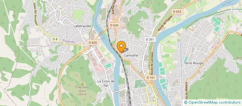 localisation de l'entreprise ELISTANCE  CAHORS