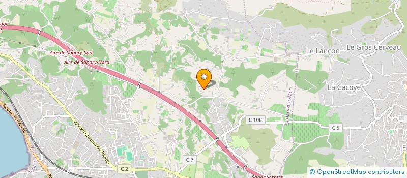 localisation de l'entreprise ELISTELLE  SANARY-SUR-MER