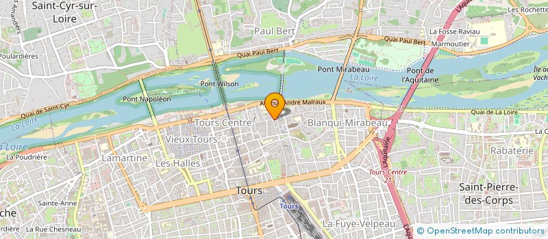 localisation de l'entreprise ELISTOMAR  TOURS