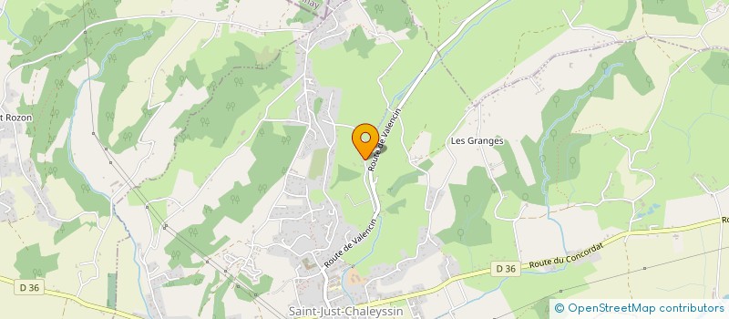 localisation de l'entreprise ELISWANN  SAINT-JUST-CHALEYSSIN