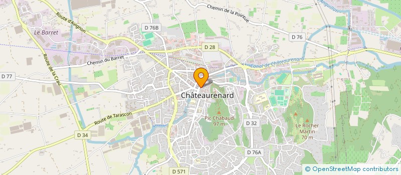 localisation de l'entreprise ELIT'BUREAU à CHATEAURENARD