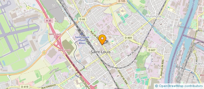 localisation de l'entreprise ELIT COIFF à SAINT-LOUIS