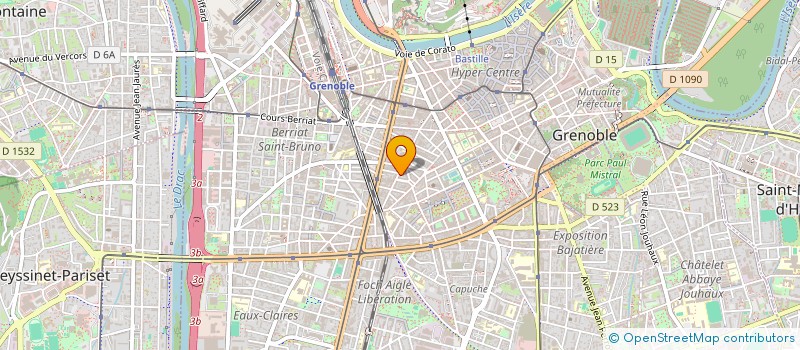 localisation de l'entreprise ELIT' DEPANNAGE  GRENOBLE