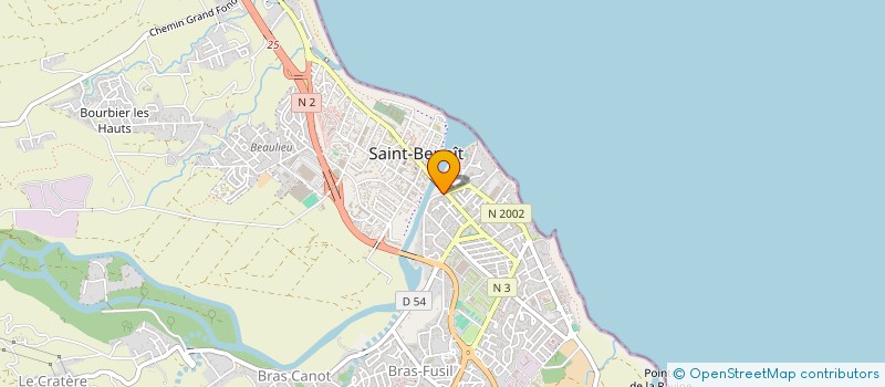 localisation de l'entreprise ELIT'EST à SAINT-BENOIT