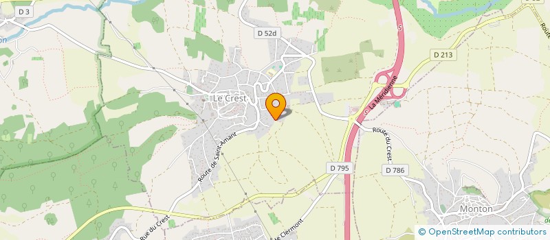 localisation de l'entreprise ELIT'EXPRESS  LE CREST