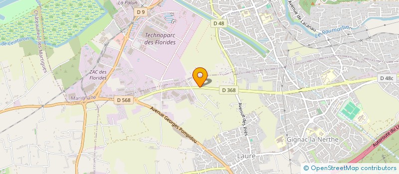 localisation de l'entreprise ELIT RESTAURATION à GIGNAC-LA-NERTHE