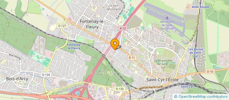 localisation de l'entreprise ELIT TRANSPORTS COURSES  SAINT-CYR-L'ECOLE