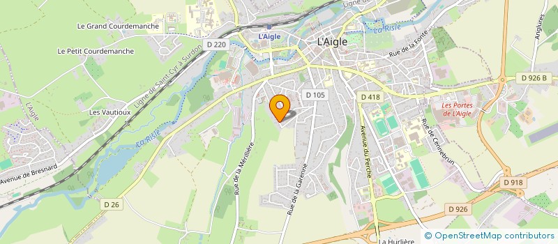 localisation de l'entreprise ELITA à L'AIGLE