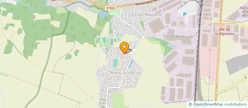 localisation de l'entreprise ELITA  MARLY-LA-VILLE