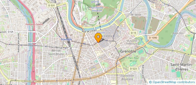 localisation de l'entreprise ELITALJAC à GRENOBLE