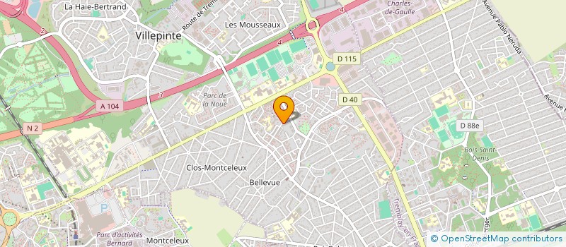 localisation de l'entreprise ELITAM GROUP à VILLEPINTE