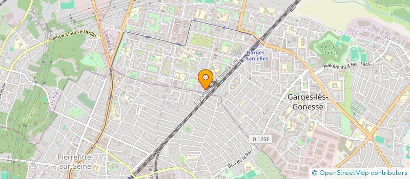 localisation de l'entreprise ELITE 2  SARCELLES