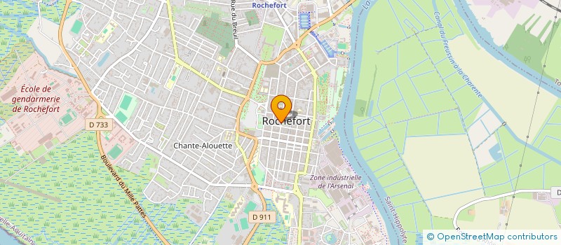 localisation de l'entreprise ELITE à ROCHEFORT