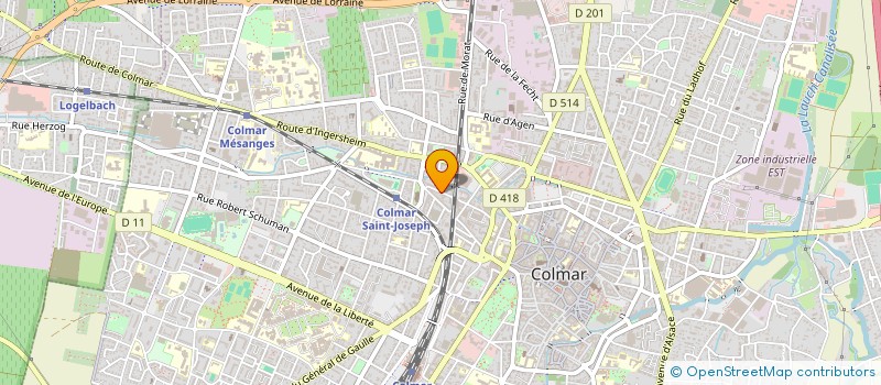 localisation de l'entreprise ELITE 3D SERVICES  COLMAR