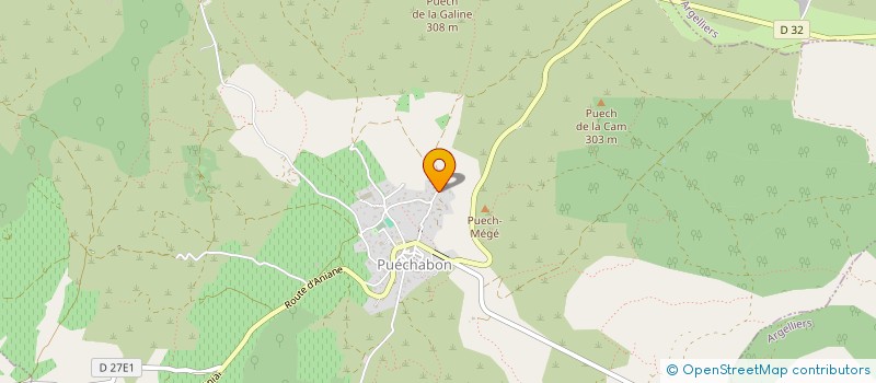 localisation de l'entreprise ELITE  PUECHABON