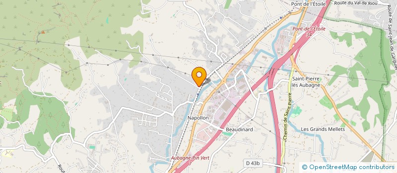 localisation de l'entreprise ELITE à AUBAGNE