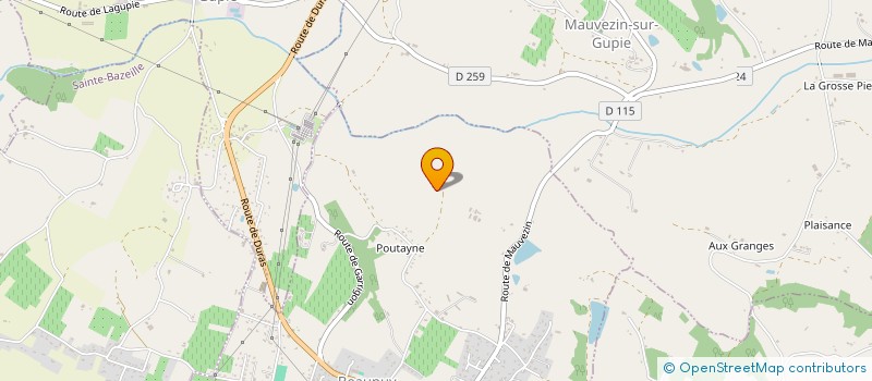 localisation de l'entreprise ELITE ACADEMIE BASKET 47  BEAUPUY