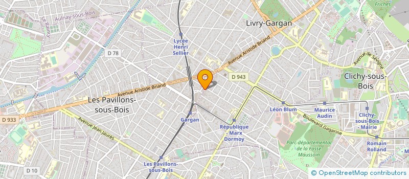 localisation de l'entreprise ELITE AKP  LES PAVILLONS-SOUS-BOIS