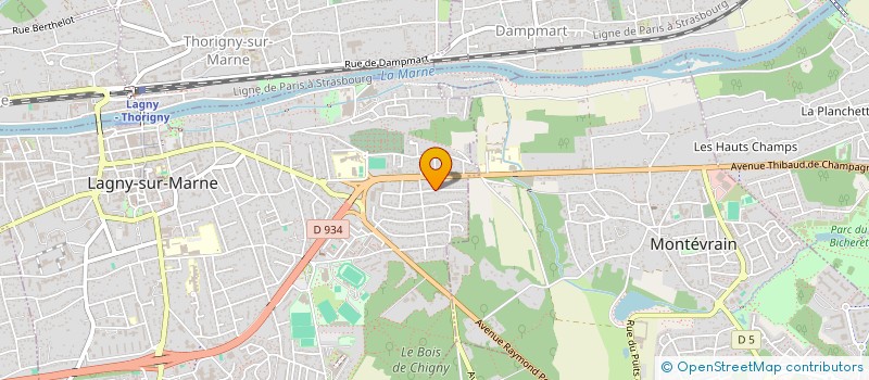 localisation de l'entreprise ELITE AMBULANCE à LAGNY-SUR-MARNE