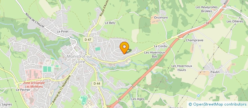 localisation de l'entreprise ELITE ANIMAC'TION à MONISTROL-SUR-LOIRE