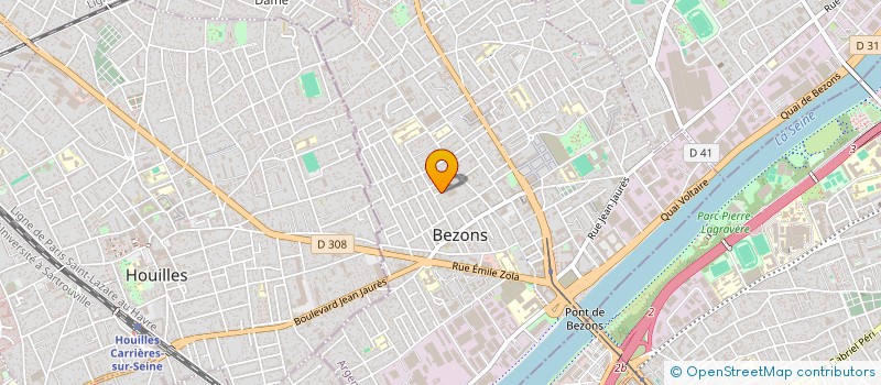 localisation de l'entreprise ELITE ANIMATIONS à BEZONS